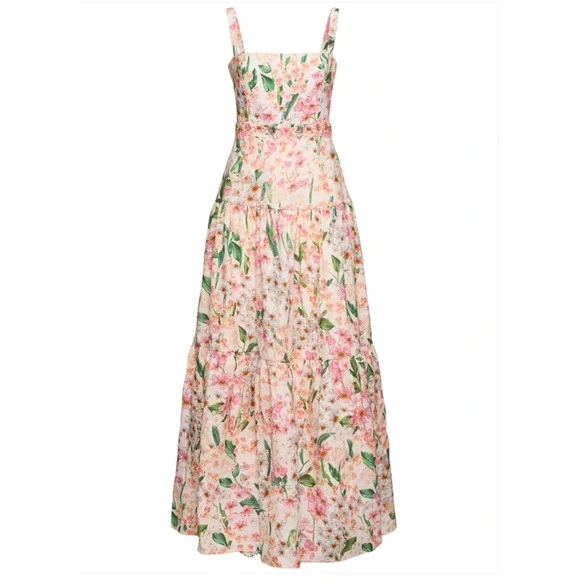 Agua Bendita  Lima Maxi Dress Jardinera - Picture 6 of 9